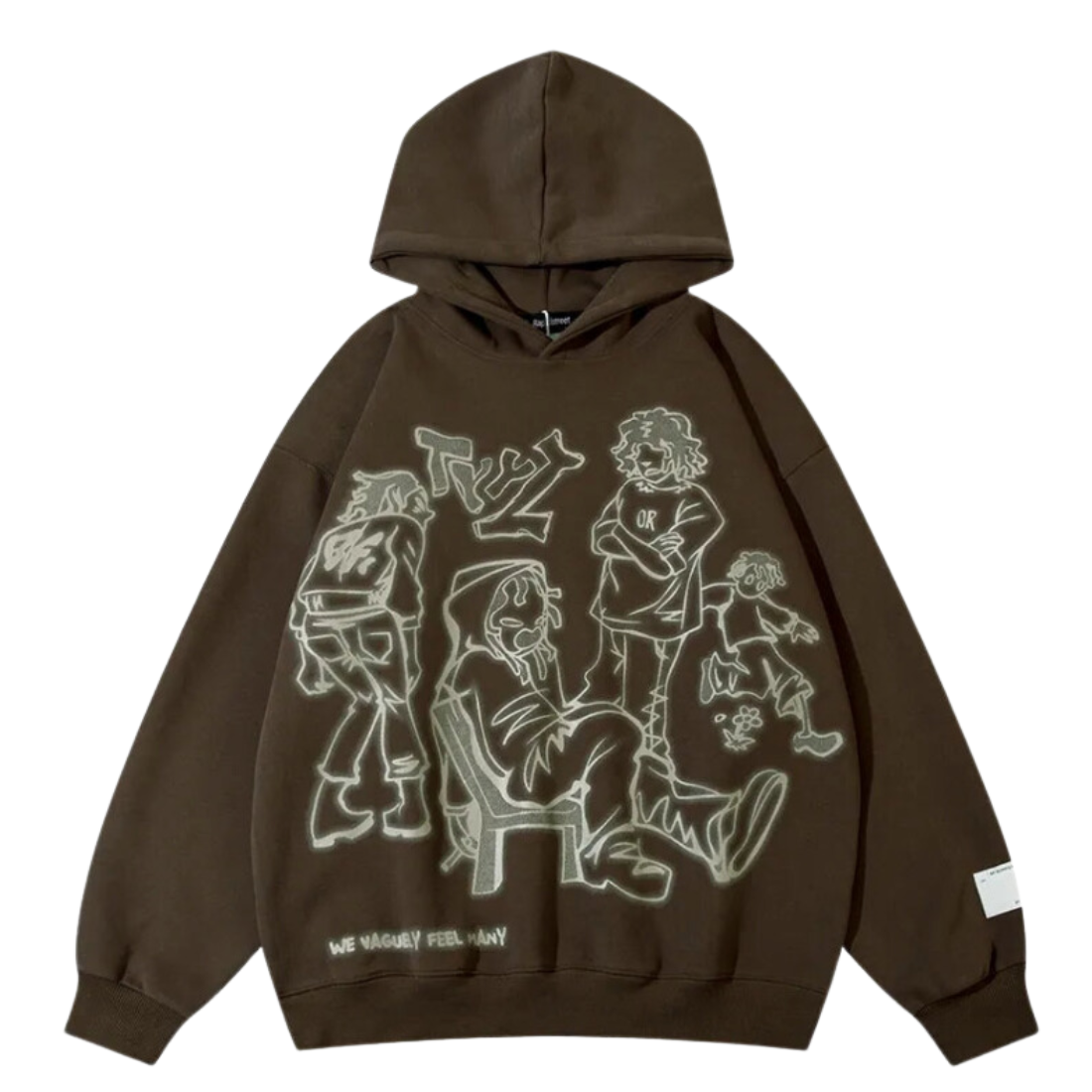 Y2K Anime Cartoon Graphic Hoodie