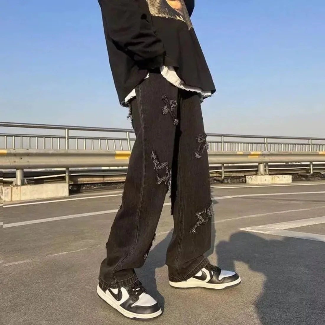 Y2k Cross Pants