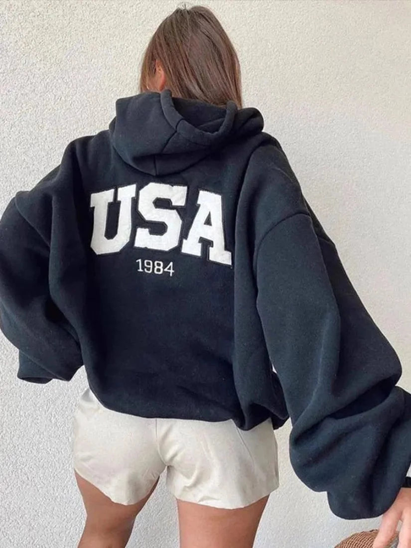 USA Letter Hoodie