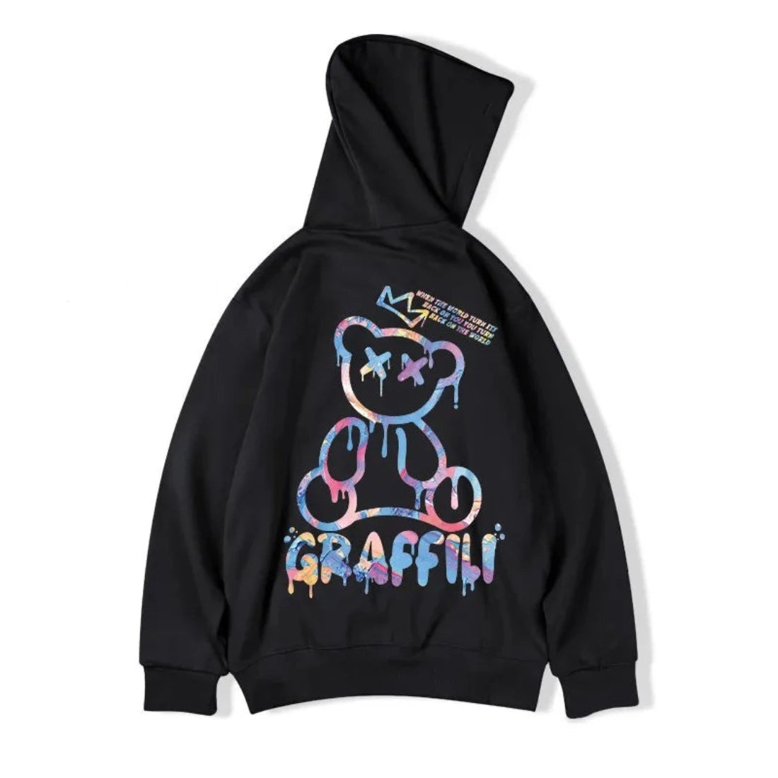 Graffiti Bear Fleece Hoodie