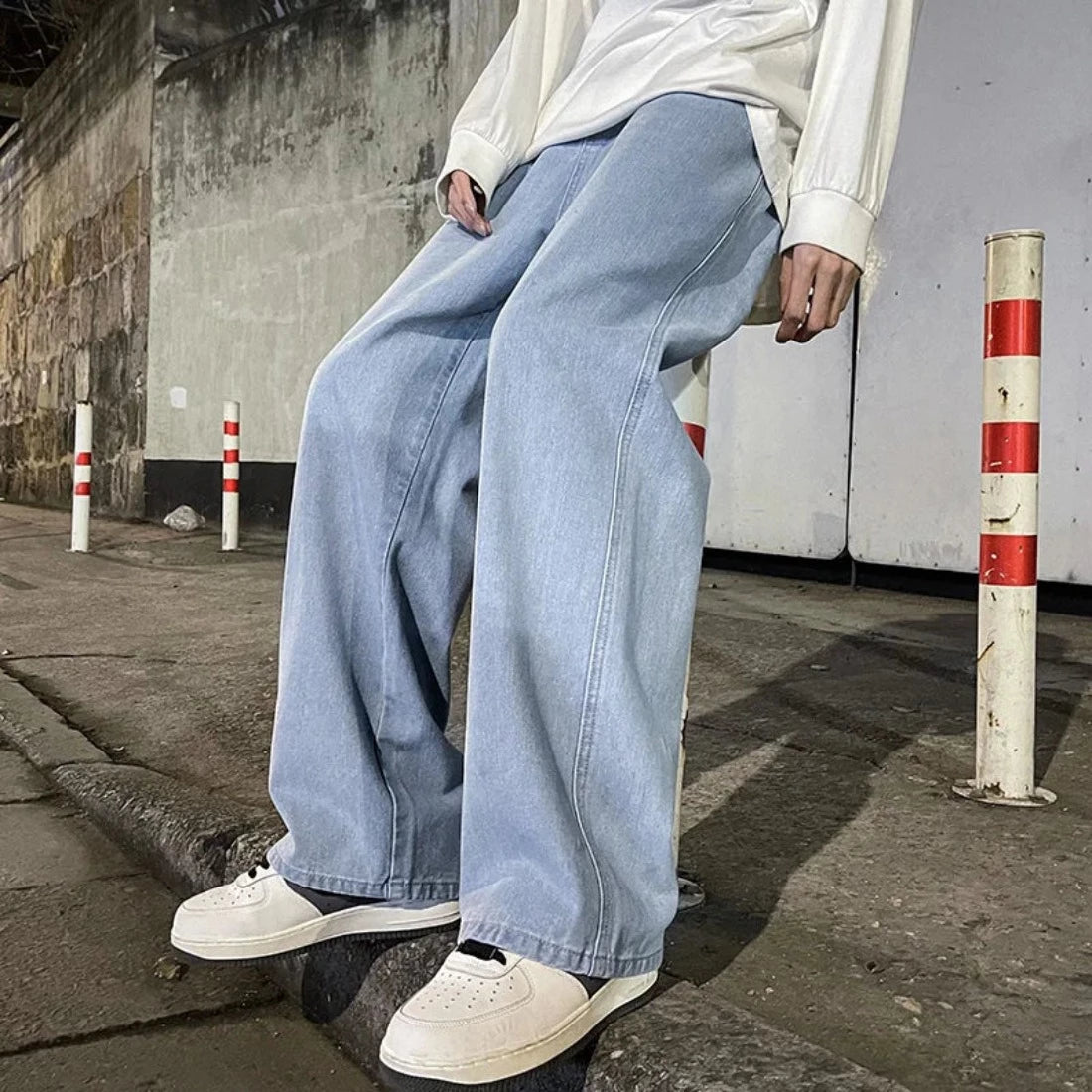 Straight Loose Wide Leg Baggy Jeans