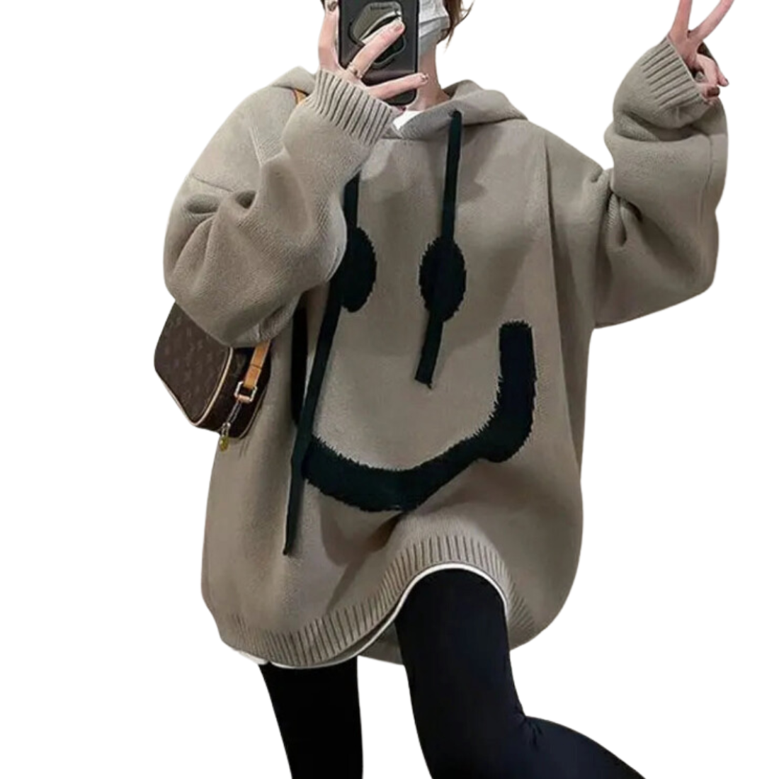 Smilie Sweater Oversized