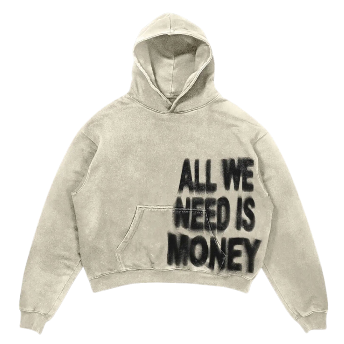 Y2K All We Need Is Money Hoodie