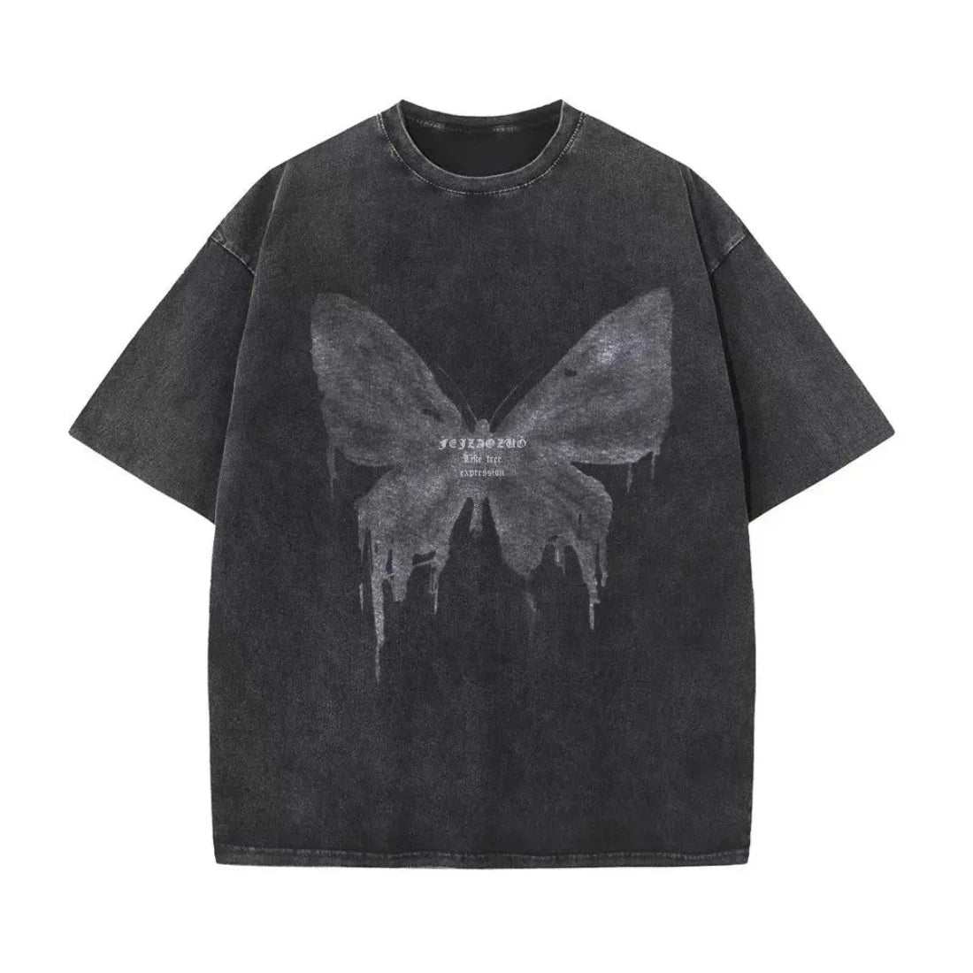 Y2K Butterfly Oversized T Shirt